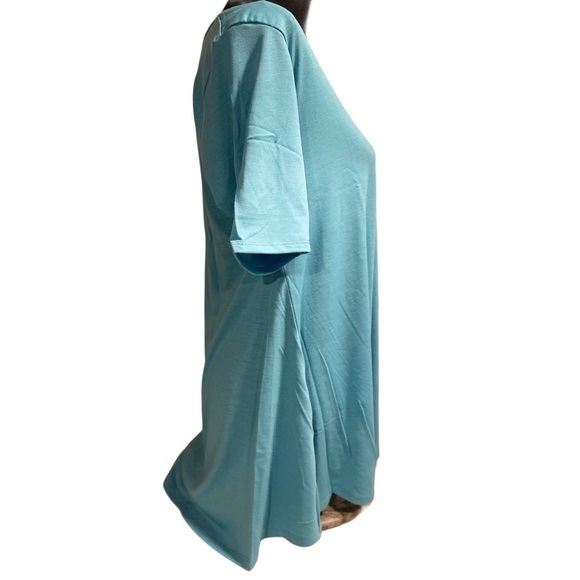 LulaRoe Perfect T Swing Top Small (8,10,12,14) & OS Leggings 2-10 Blue Bundle - Picture 6 of 17